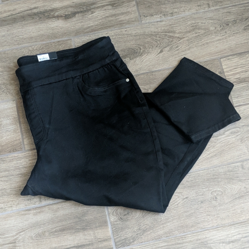 Simply Vera Wang Black MidRise Jeggings Sz 26WS